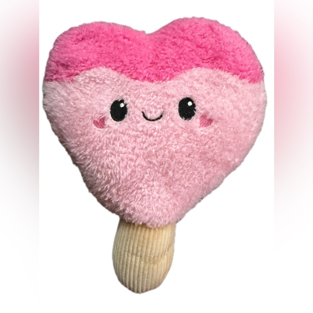 Pink Heart Plush Pillow